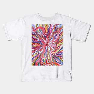 Psychedelic flora Kids T-Shirt